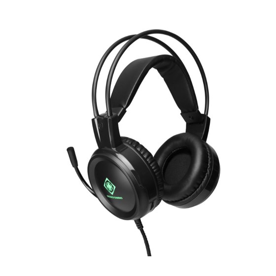 Slušalice DELTACO GAMING DH110 Stereo Gaming Headset, 50mm drivers, LED, flexible microphone, black