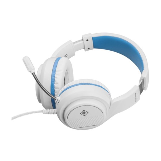 Slušalice DELTACO GAMING Headset for Sony Playstation 5, 2m cable, 40mm element, white / blue