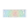 Tipkovnica DELTACO GAMING WK95R Wireless 65% keyboard, White/RGB