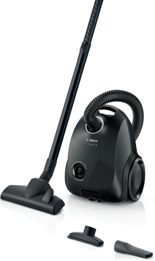 Bosch BGBS2LB1, Usisavač s vrećicom, Crna