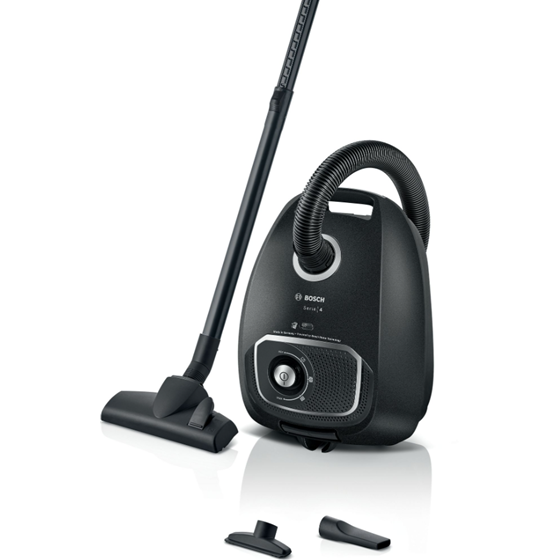 Bosch BGB41BA1, Usisavač s vrećicom, Crna