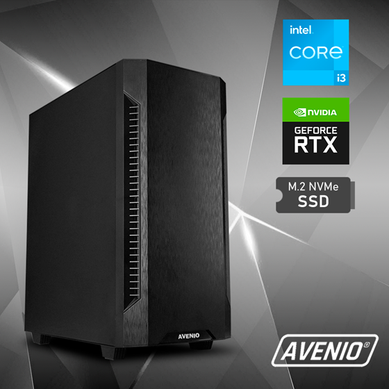 Avenio ProGamer Intel Core i3 13100F 3.40GHz 16GB 1TB NVMe SSD W11P nVidia GeForce RTX 3050 8GB GDDR6 P/N: 02242260