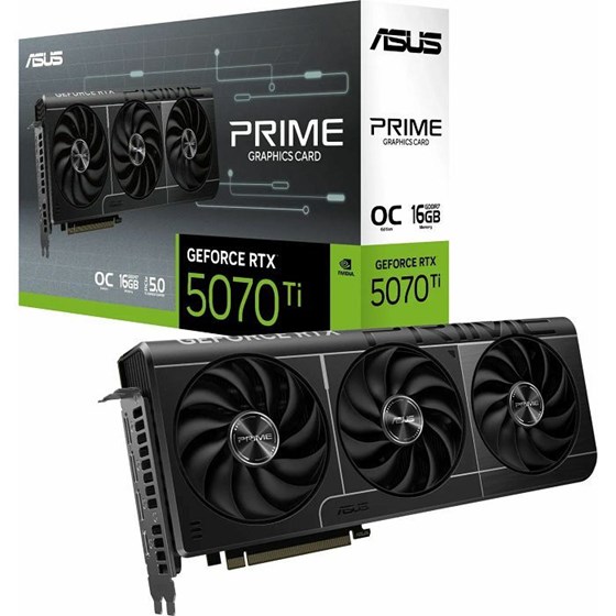 Grafička kartica ASUS, nVidia GeForce PRIME RTX 5070 Ti OC Edition, 16GB GDDR67, 1x HDMi, 3x DisplayPort, PRIME-RTX5070TI-O16G