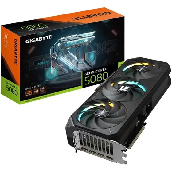 Grafička kartica Gigabyte, nVidia GeForce GAMING OC RTX 5080, 16GB GDDR7, 1x HDMi, 3x DisplayPort, 9VN5080GO-00-G10