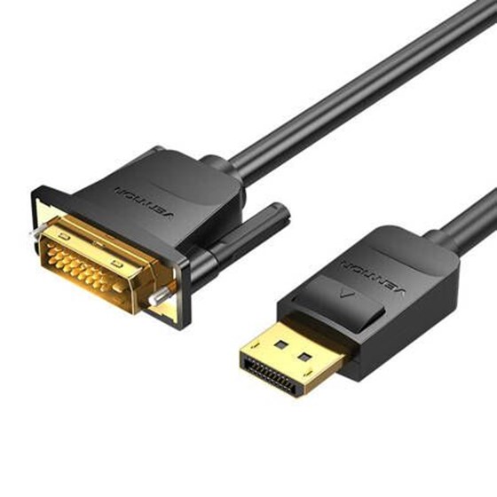 Kabel DisplayPort - DVI (24+1) 2m Vention 1080P 60Hz (Black) HAFBH