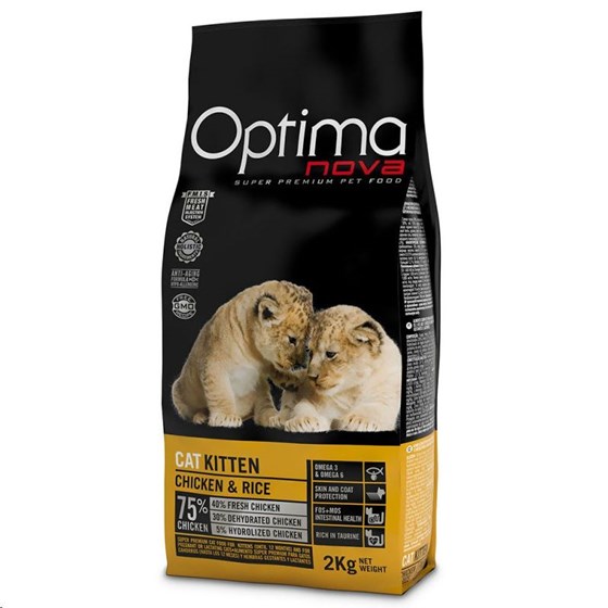 Hrana za mačke ON cat Kitten Pile/riža 2kg LG