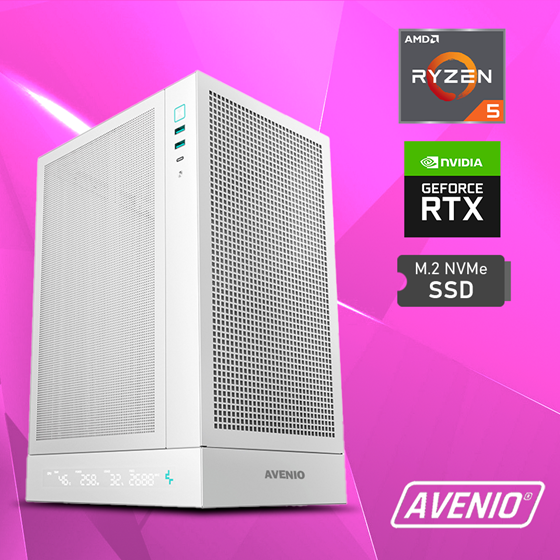 Avenio ProGamer Digital ITX AMD Ryzen 5 9600X 5.40GHz 32GB 1TB NVMe W11P nVidia RTX 4070 Ti Super 16GB GDDR6X P/N: 02242895