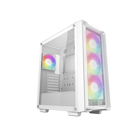 Kućište DeepCool CC560 MESH V2 WH, ATX, Midi-Tower, ARGB, Tempered Glass, White, R-CC560-WHAMA4-G-2