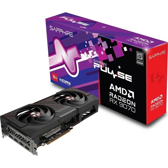 Grafička kartica Sapphire, AMD Radeon RX 9070 OC Pulse, 16GB GDDR6, 11349-03-20G