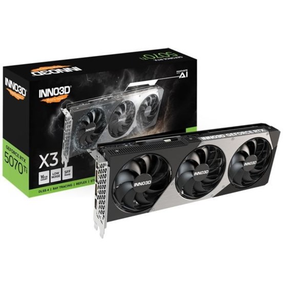 Grafička kartica Inno3D, nVidia GeForce RTX 5070 Ti X3, 16GB GDDR7,  1x HDMI, 3x DisplayPort 