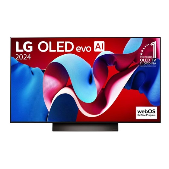 TV LG OLED55C41LA, 55" 4K UHD, OLED, Smart TV,OLED55C41LA