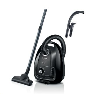 Bosch BGB38BA1, Usisavač s vrećicom, Crna