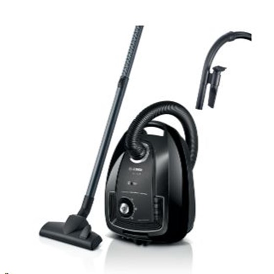 Bosch BGB38BA1, Usisavač s vrećicom, Crna