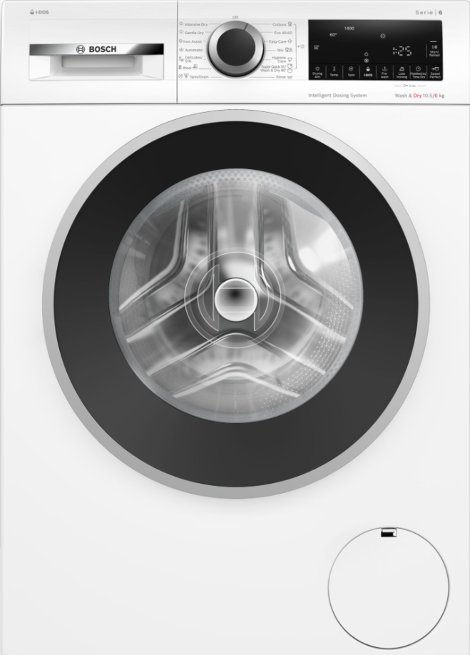 Bosch WNG254A0BY, Perilica sušilica rublja, 10.5/6 kg, 1400 o/min