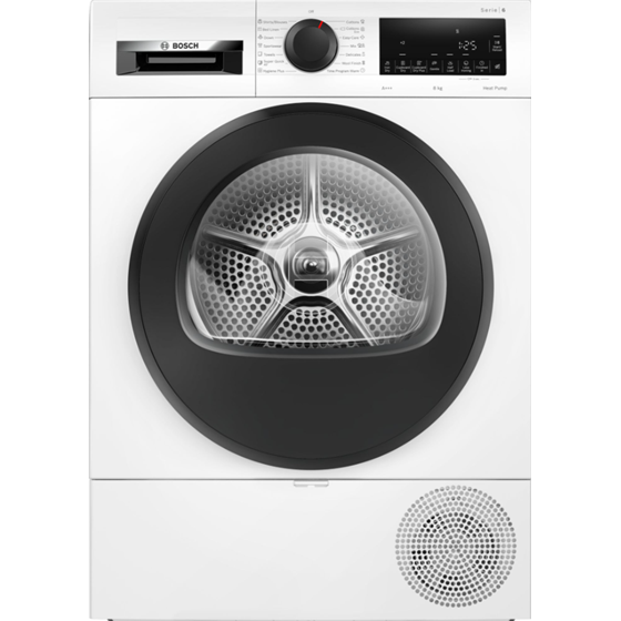 Bosch WQG233D1BY,Sušilica rublja s toplinskom pumpom, 8 kg