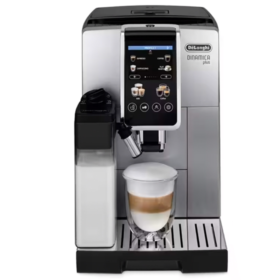 DeLonghi aparat za kavu Dinamica Plus ECAM380.85.SB 15bara automatski display srebni