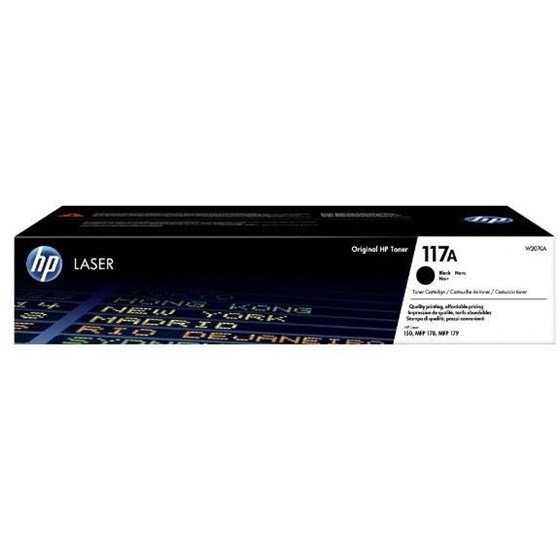 Toner HP Color LaserJet 117A Black P/N: W2070A