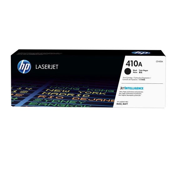 Toner HP Color LaserJet 410A Black P/N: CF410A 