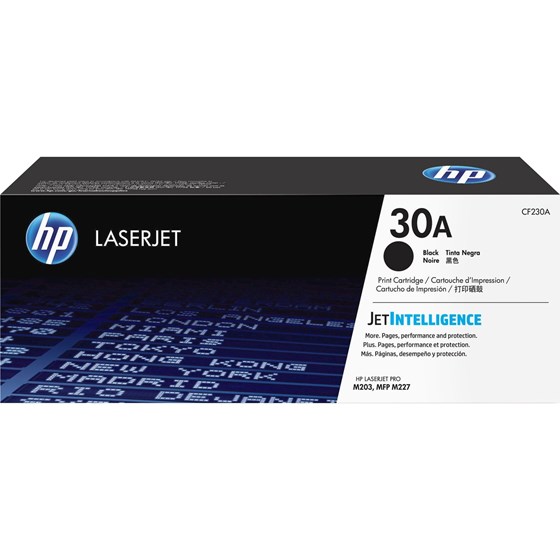 Toner HP LaserJet 30A Black P/N: CF230A 