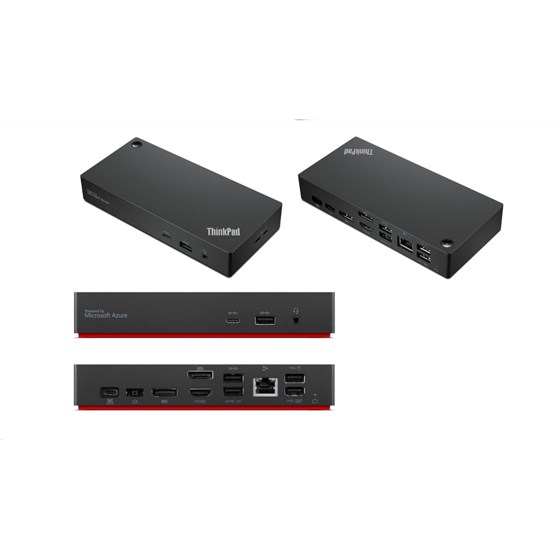 Docking station Lenovo ThinkPad USB-C Smart Dock, 135W PowerDelivery, 1x HDMI, 2x DisplayPort, 1x USB C 3.2 Gen2, 3x USB A 3.2 Gen2, 2x USB A 2.0, 1x Gb Lan, 40B20135EU