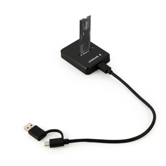 Docking station za M.2 SATA i NVME SSD USB A / USB C, Gembird