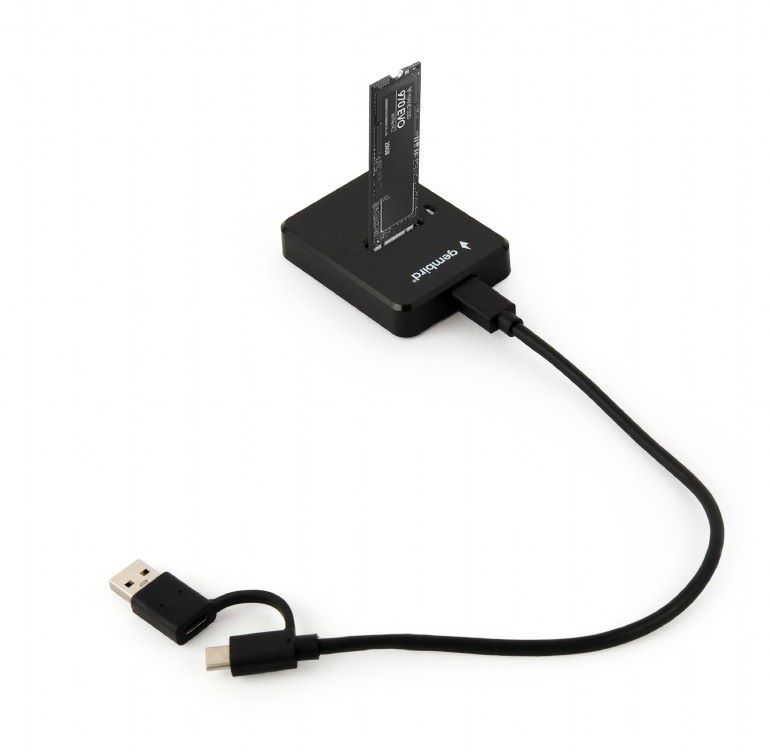 Docking station za M.2 SATA i NVME SSD USB A / USB C, Gembird