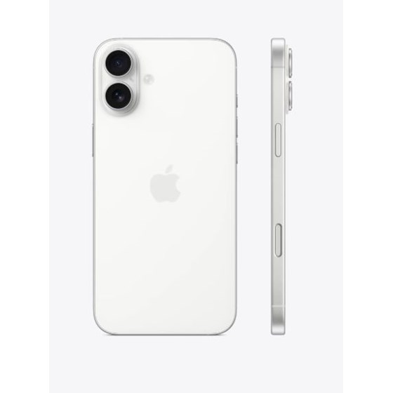Apple iPhone 16 Plus, 6.7", 8GB/128GB, iOS 18, White, mxvv3sx/a