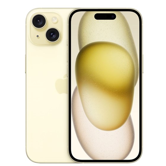Apple iPhone 15, 6.1", 6GB/128GB, iOS 17, Yellow, mtp23sx/a
