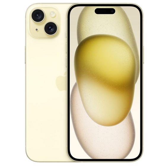 Apple iPhone 15 Plus, 6.7", 6GB/128GB, iOS 17, Yellow, mu123sx/a