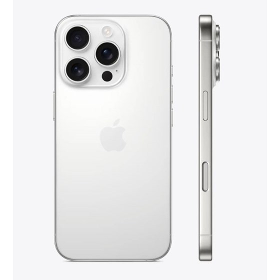 Apple iPhone 16 Pro, 6.3", 8GB/1TB, iOS 18, White Titanium, mynt3sx/a