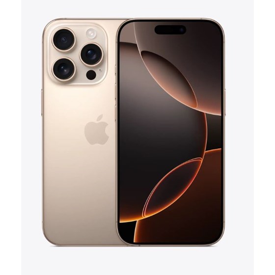 Apple iPhone 16 Pro, 6.3", 8GB/1TB, iOS 18, Desert Titanium, mynw3sx/a