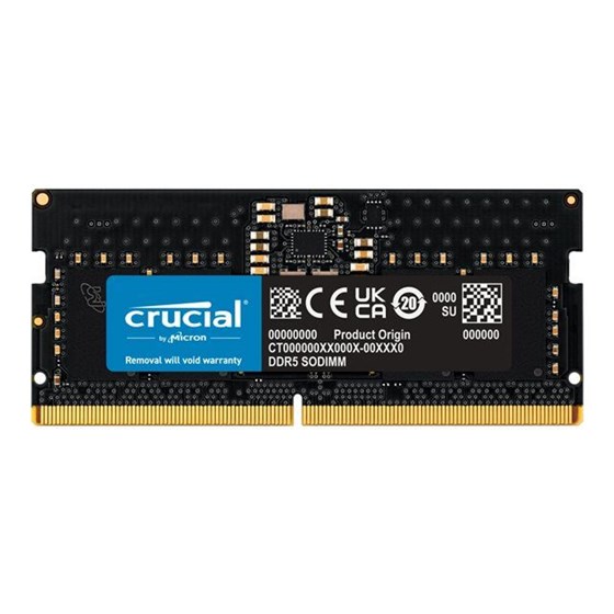 Memorija za laptope, 8GB (1x 8GB) DDR5 5600 MT/s, Crucial, CT8G56C46S5