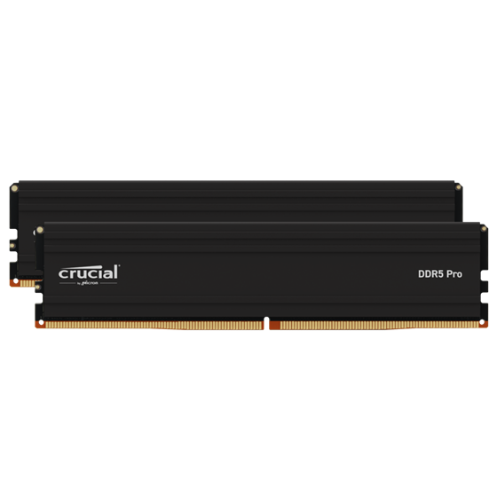 Memorija za PC, 48GB (2x 24GB) DDR5 6000 MT/s, Crucial PRO, CL48, CP2K24G60C48U5