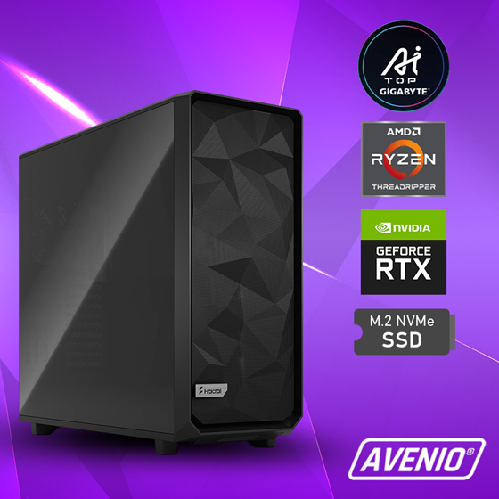 Avenio Workstation AI TOP Xtreme AMD Threadripper 7980X 256GB DDR5 4x 4TB M.2 NVMe W11P nVidia RTX 5090 32GB GDDR7 P/N: 02270352