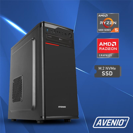 Avenio ProMedia AMD Ryzen 5 5600G 16GB 1TB NVMe SSD W11P AMD Radeon Graphics P/N: 02243026