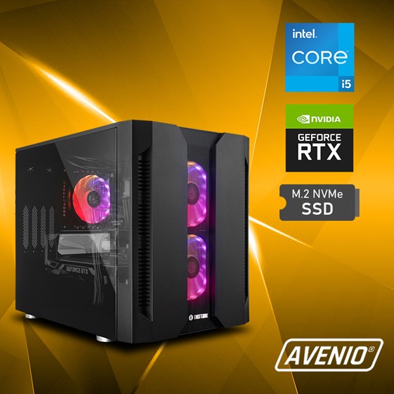 Avenio ProGamer Mini Intel Core i5 12400F 2.50GHz 32GB 1TB SSD W11P nVidia GeForce RTX 4060 8GB GDDR6 P/N: 02243034