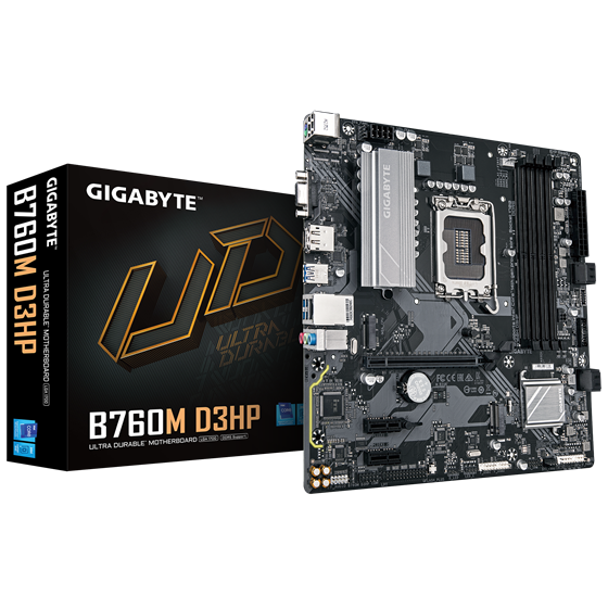 Matična ploča Gigabyte B760M D3HP DDR5, Intel B760, Socket 1700, mATX, DDR5