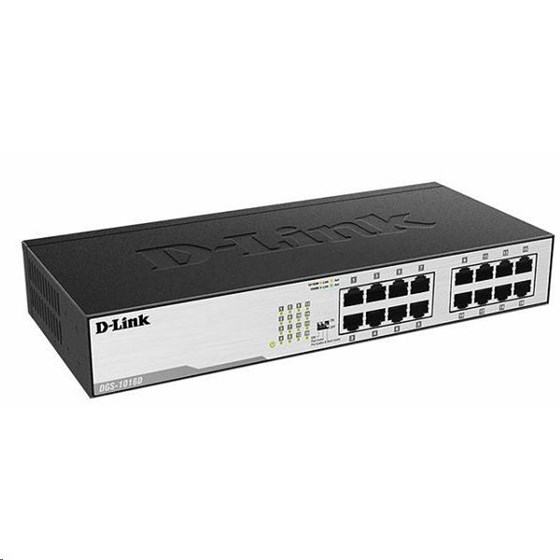 D-Link Switch 16-port 10/100/1000 Mbps P/N: DGS-1016D/E 