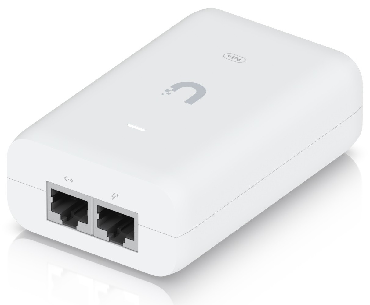 Ubiquiti Gigabit PoE Injector, 48V/0.65A, 30W, PoE 802.3at (U-POE+)