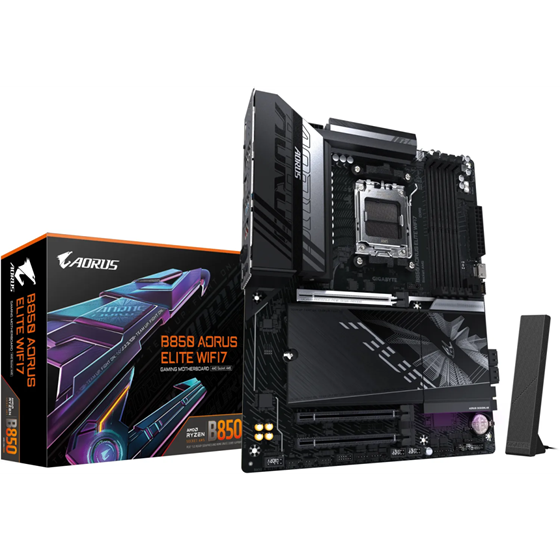 Matična ploča Gigabyte B850 AORUS ELITE WiFi 7, AMD B850, Socket AM5, ATX, DDR5