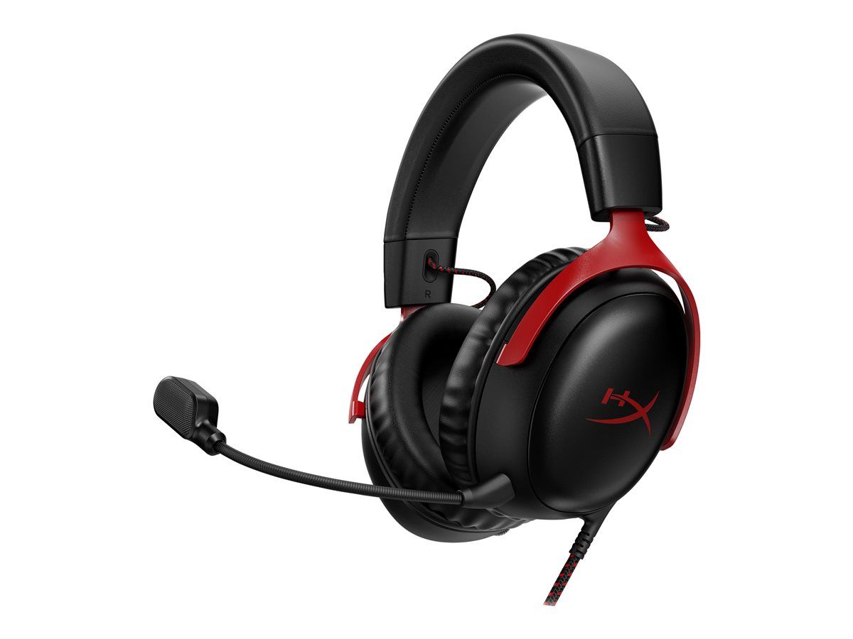 Slušalice HyperX Cloud III Black/Red Gaming, 727A9AA
