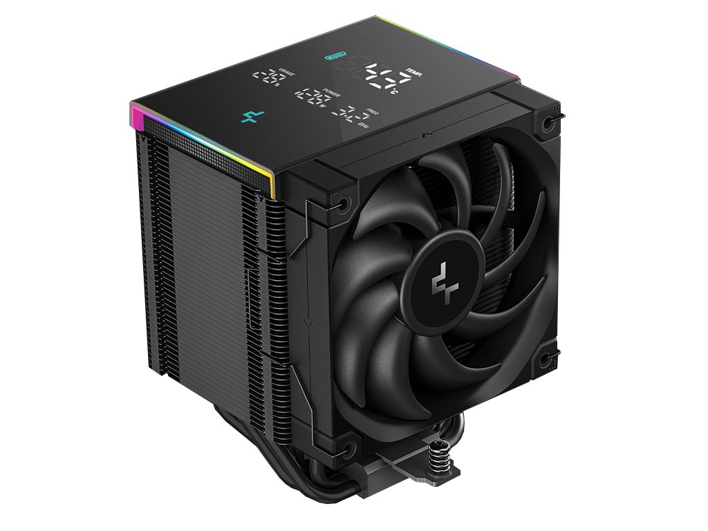 Hladnjak DeepCool AK500 DIGITAL PRO, 120mm, LCD, ARGB, Black, R-AK500-BKAPMN-G