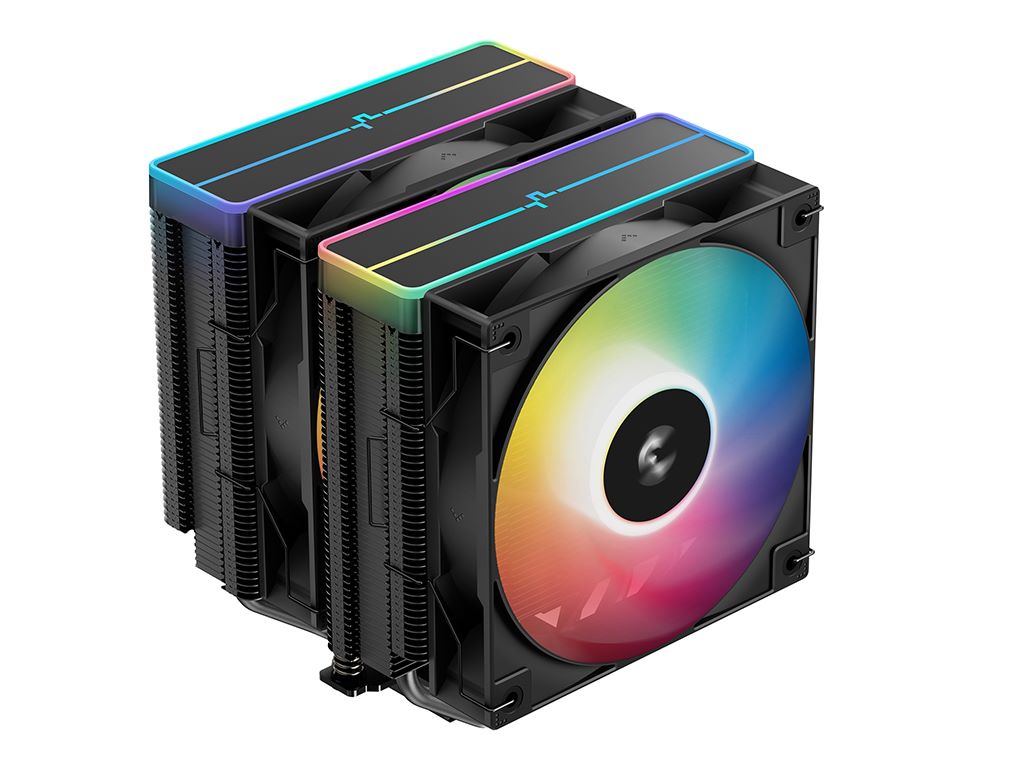 Hladnjak DeepCool AG620 BK ARGB V2, 2x 120 mm, 260W TDP, Black