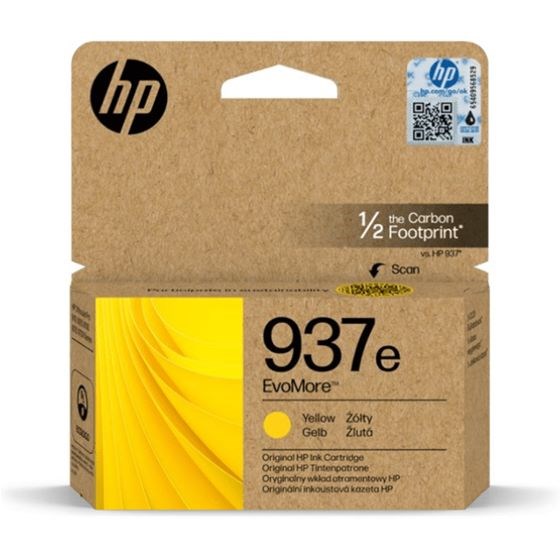 Tinta HP 937e Yellow P/N: 4S6W8NE
