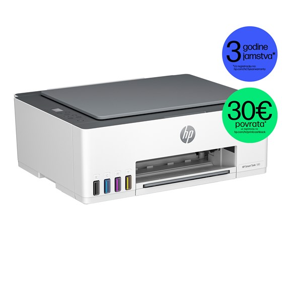 Multifunkcijski uređaj, HP Smart Tank 580 ITS Wireless, 4800x1200dpi, brzina: 11str/min, USB 2.0 Wi-Fi, 1F3Y2A