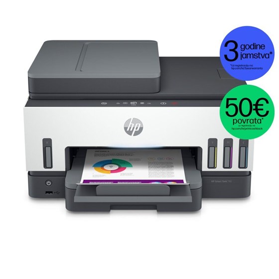 Multifunkcijski uređaj, HP Smart Tank 790 ITS Wireless, 4800x1200dpi, brzina: 15str/min, USB 2.0 Wi-Fi, 4WF66A