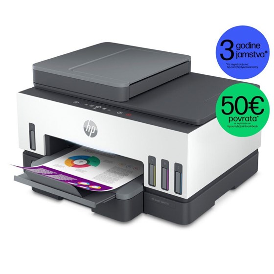 Multifunkcijski uređaj, HP Smart Tank 790 ITS Wireless, 4800x1200dpi, brzina: 15str/min, USB 2.0 Wi-Fi, 4WF66A