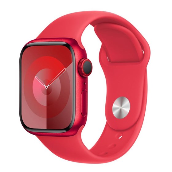 Apple Watch 41mm Band: (PRODUCT) RED Sport Band - M/L, mt323zm/a