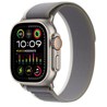 Apple Watch 49mm Band: Green/Gray Trail Loop - S/M, mt5y3zm/a