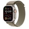 Apple Watch 49mm Band: Olive Alpine Loop - Large, mt5v3zm/a